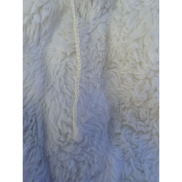 Weestuff Wee Stuff Toddler Girl Hooded White Zip Jacket SZ 2T Made USA VINTAGE - Picture 8 of 15